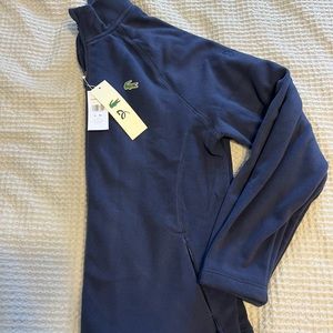 Lacoste Women fleece zip up size 6 Novak Djokovic